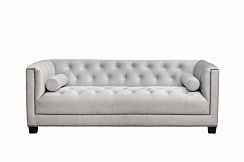 Диван Санремо(Sanremo) трехмест. велюр св.серый Colt030 201*86*74см