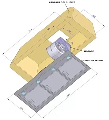Встраиваемый модуль Ilve IAG-120