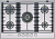 Варочная панель KitchenAid KHMP5 77510