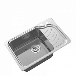 OULIN OL-327L(F&P) мойка врезная New (+система PVC, гибкий слив, чаша (чаши) выпуска, крепления, упл