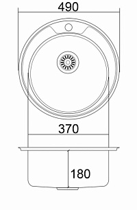 EMAR 490 electrolize врезная мойка электролиз