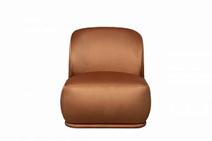 Кресло Капри Базовая(Capri Basic), велюр терракотовый Colt006-TER 80*90*82см