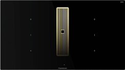 Индукционная варочная панель с вытяжкой Kuppersbusch KMI 9350.0 SR Gold