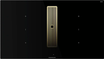 Индукционная варочная панель с вытяжкой Kuppersbusch KMI 9350.0 SR Gold