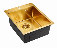EMAR best EMB-128A PVD Nano Golden мойка универсал. (+система PVC, чаша выпуска, крепления), EMB-128