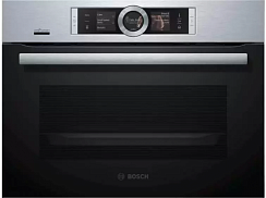 Компактный встраиваемый духовой шкаф-пароварка BOSCH CSG656RS7