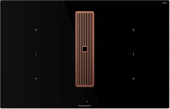 Индукционная варочная панель с вытяжкой Kuppersbusch KMI 8350.0 SR Copper