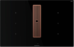 Индукционная варочная панель с вытяжкой Kuppersbusch KMI 8350.0 SR Copper