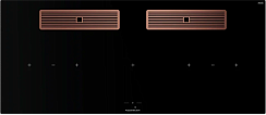 Индукционная варочная поверхность с вытяжкой Kuppersbusch KMI 12850.0 SR-E Copper