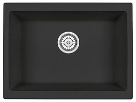 EMAR Quartz EMQ-1555.P гранитная мойка, Морион. Система слива, сифон, чаша (чаши) выпуска, универсал