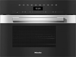 Встраиваемая пароварка с СВЧ Miele DGM7440 EDST/CLST