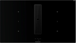 Индукционная варочная поверхность с вытяжкой Kuppersbusch KMI 9850.1 SR-S Black Chrome