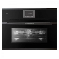 Компактный духовой шкаф с микроволнами  Kuppersbusch CBM 6550.0 S2 Black Chrome