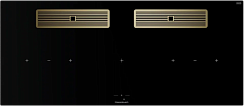 Индукционная варочная поверхность с вытяжкой Kuppersbusch KMI 12850.0 SR-S Gold