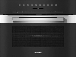 Компактный духовой шкаф с СВЧ Miele H7240BM EDST/CLST