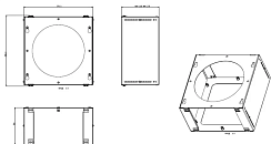 Комплект потолочного крепления Elica KIT01600