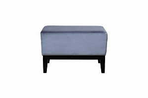 Банкетка Стелла(Stella) 60 прямоугольная синяя Velv-Sin 60*38*40см