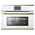 Компактный духовой шкаф с микроволнами Kuppersbusch CBM 6550.0 W4 Gold