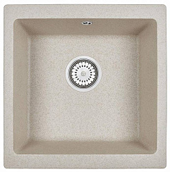 EMAR Quartz EMQ-1455.P гранитная мойка, Берилл. Система слива, сифон, чаша (чаши) выпуска, универсал
