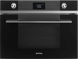 Комбинированный духовой шкаф с функцией СВЧ Smeg SF4102MCN