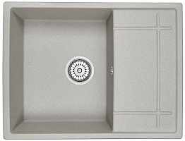 EMAR Quartz EMQ-1650.Q гранитная мойка, Барит. Система слива, сифон, чаша (чаши) выпуска, герметик, 