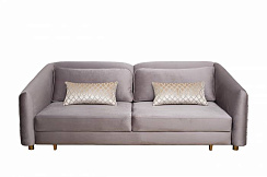 Диван Треви(Trevi) 230М(К) трехм раскл с кантом серый Colt032+Melody 232*103*88см