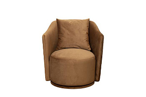 Кресло Верона Базовая(Verona Basic/VD) вращающееся велюр коричн. Colt004-KOR 70*77*80см