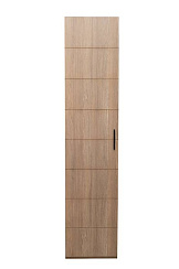 GD-10014/2-3 Шкаф Альто(Alto) пенал c полками,цвет дуб Урбан Кофейный, фасад глухой 50*57*228.5см